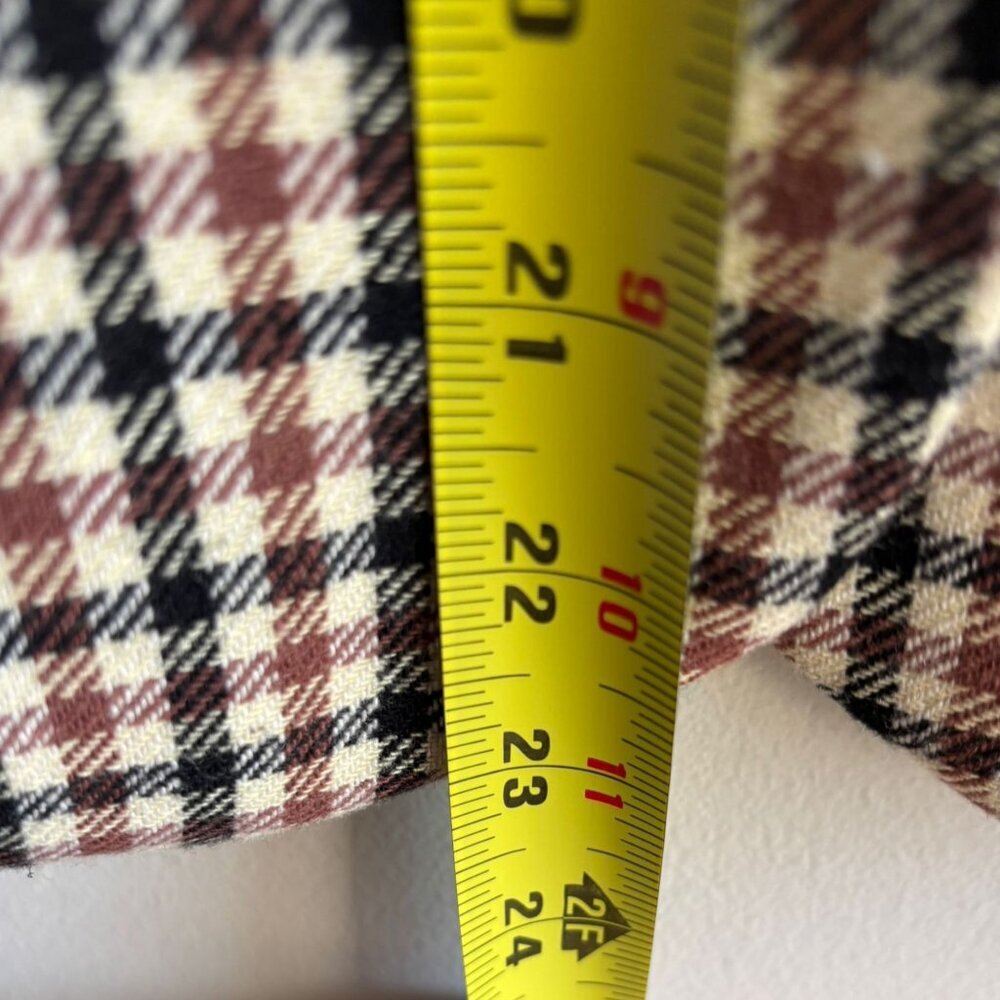 Liz Claiborne Womens Tart Tartans Plaid Wool Blend Blazer Multicolor Size 16 - Picture 4 of 14